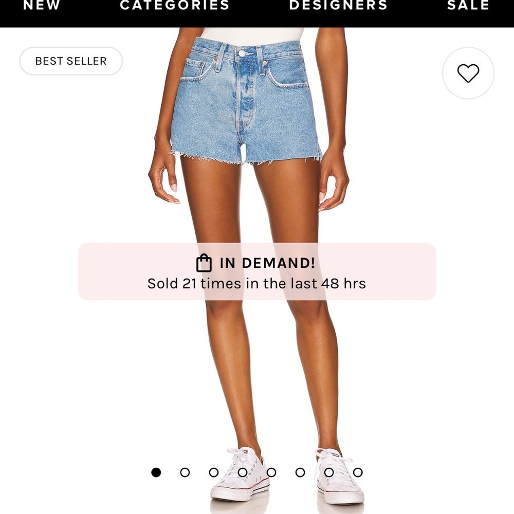 Levi’s jean shorts